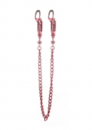Helix Nipple Clamps - Red