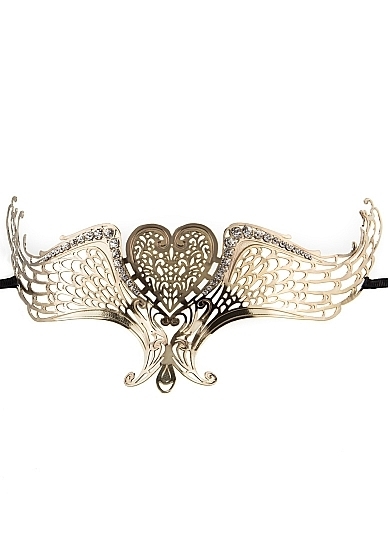 Swan Masquerade Mask - Gold