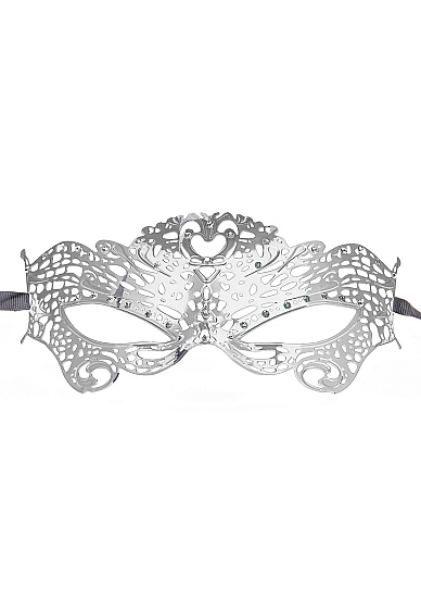 Butterfly Masquerade Mask - Silver