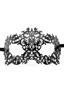 Forrest Queen Masquerade Mask - Black