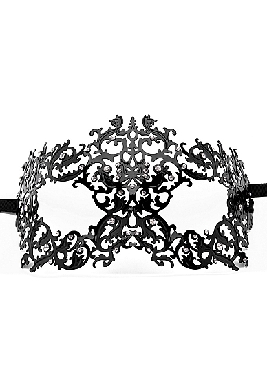 Forrest Queen Masquerade Mask - Black