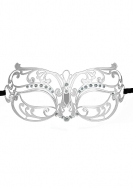 Tribal Masquerade Mask - Silver