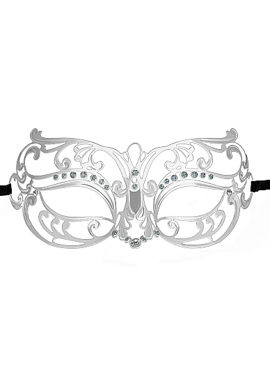 Tribal Masquerade Mask - Silver