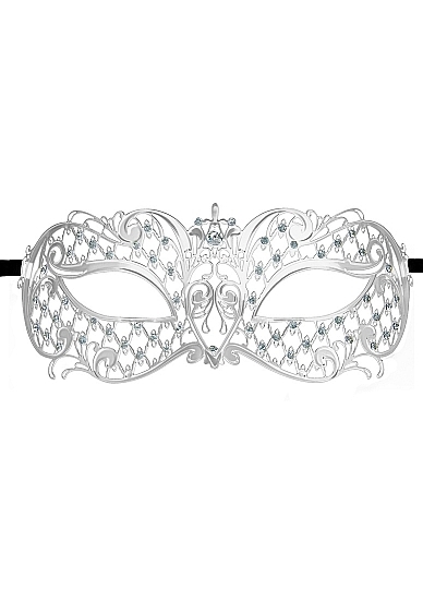 Angel Masquerade Mask - Silver