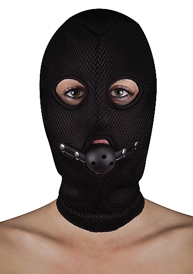 Extreme Mesh Balaclavea with Open Ball Gag