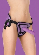 Deluxe Silicone Strap On - 8 Inch - Purple