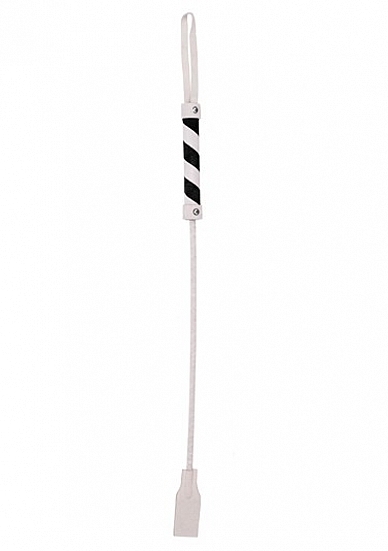 Cube Tipped Crop - Suede - White / Black