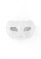 Eye Mask - Suede - White