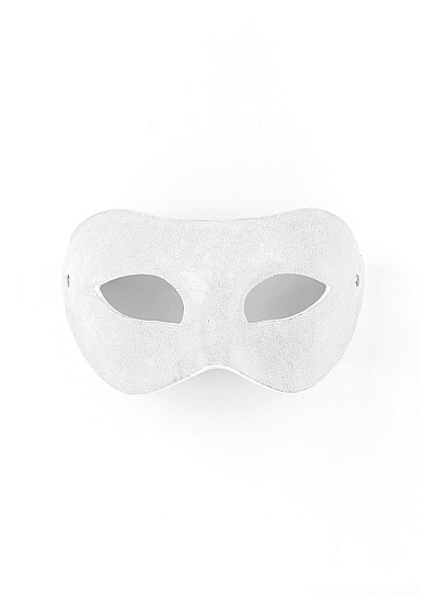 Eye Mask - Suede - White