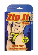 Zip it Thong - Red
