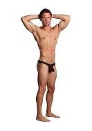 Mini Pouch Thong - Black