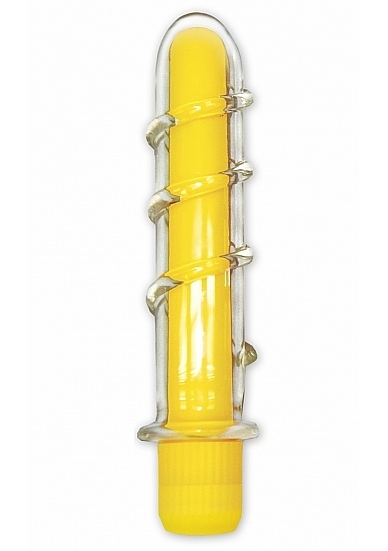 Glass Vibrator - Yellow