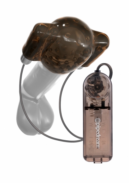 Classix Dual Vibrating Head Teaser (Black/Smoke)
