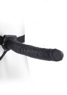 Hollow Strap-On - 11 Inch - Black