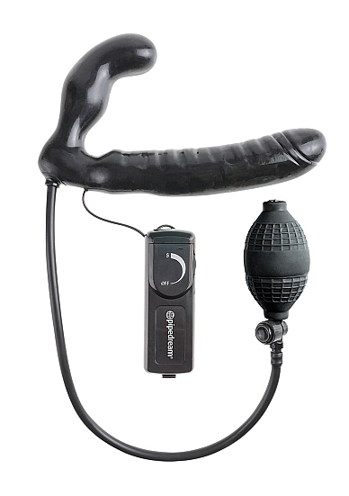 Inflatable Vibrating Strapless Strap-On