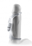 Vibrating Cock Sling - Clear