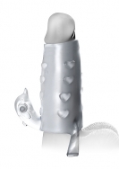 Vibrating Deluxe Penis Enhancer - Clear