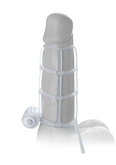 Vibrating Silicone Climax Cage - Clear