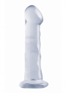 6.5 Inch Dong with Suction Cup - Transparent