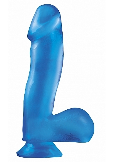 6.5 Inch Dong with Suction Cup - Blue