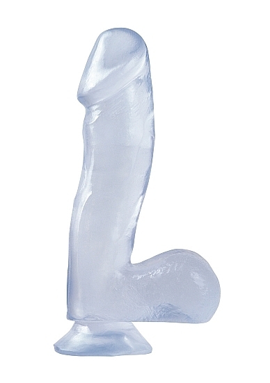6.5 Inch Dong with Suction Cup - Transparent