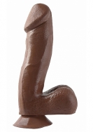 6.5 Inch Dong with Suction Cup - Brown