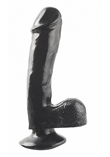 7.5 Inch Dong With Suction Cup - Black