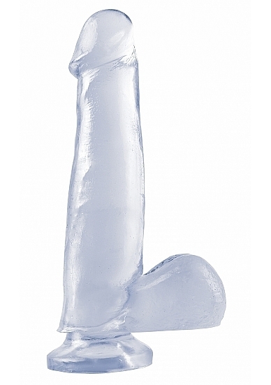 7.5 Inch Suction Cup Dong - Transparent