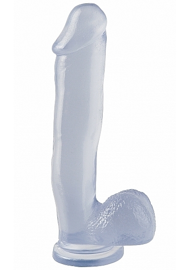 12 Inch Suction Cup Dong - Transparent