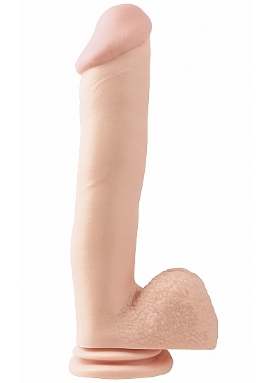 12 Inch Dong With Suction Cup - Skin