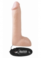 8Inch  Vibrating Dong - Skin