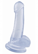 8 Inch Suction Cup Dong - Transparent