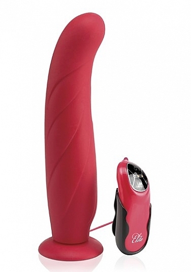9 Inch Vibrating Dildo - Red