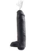 Squirting Cock - 11 Inch - Black