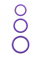 Silicone 3 Piece Stamina Set - Purple