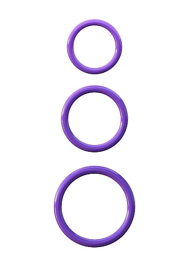 Silicone 3 Piece Stamina Set - Purple