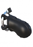 Extreme Silicone Cock Blocker - Black