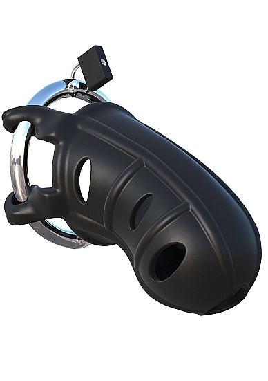 Hardcore Silicone Cock Block - Black