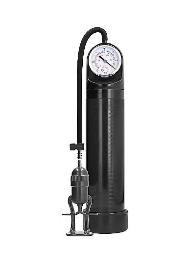 Deluxe  Pump With Advanced PSI Gauge - Black