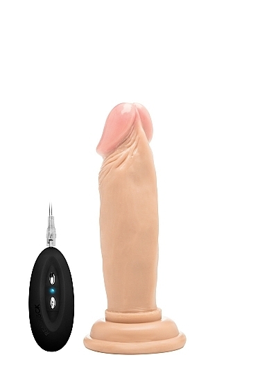 Vibrating Realistic Cock - 6 Inch - Skin