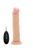 Vibrating Realistic Cock - 9 Inch - Skin