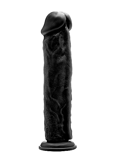 Realistic Cock - 11 Inch - Black