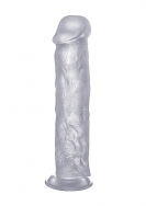 Realistic Cock - 11 Inch - Transparent