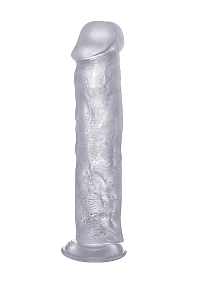 Realistic Cock - 11 Inch - Transparent