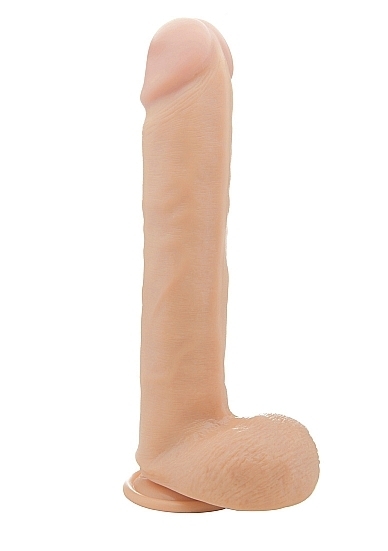 Realistic Cock - 15 Inch - With Scrotum - Skin