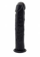 Realistic Cock - 15,5 Inch - No Scrotum - Black