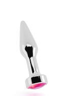 R9 - Silver Plug - 3,9 Inch - Pink Sapphire