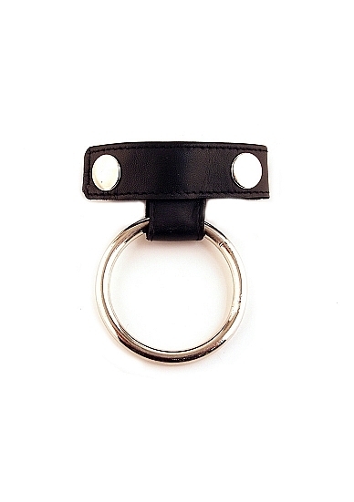 O Ring Cock Strap - Black
