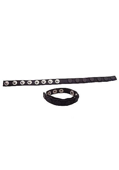 Single Multi Snap Strap - Black