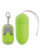 10 Speed Remote Vibrating Egg - Big - Green